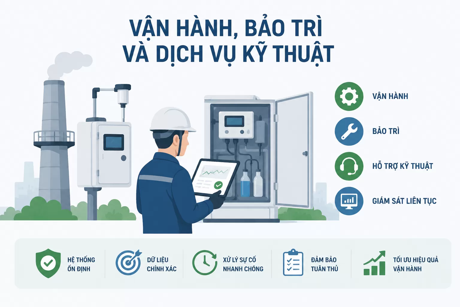 Vận hành, bảo trì và dịch vụ kỹ thuật